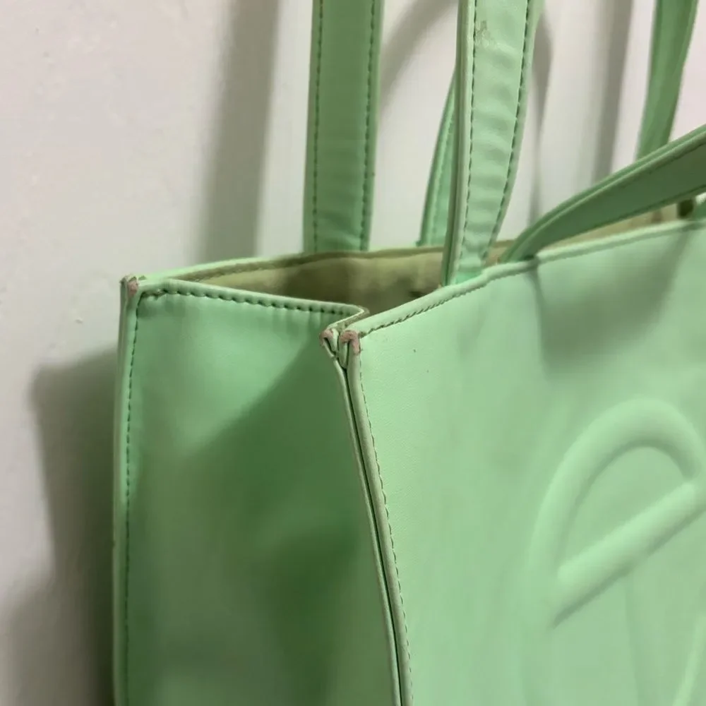 TELFAR•Medium tote double mint green - Picture 5 of 16